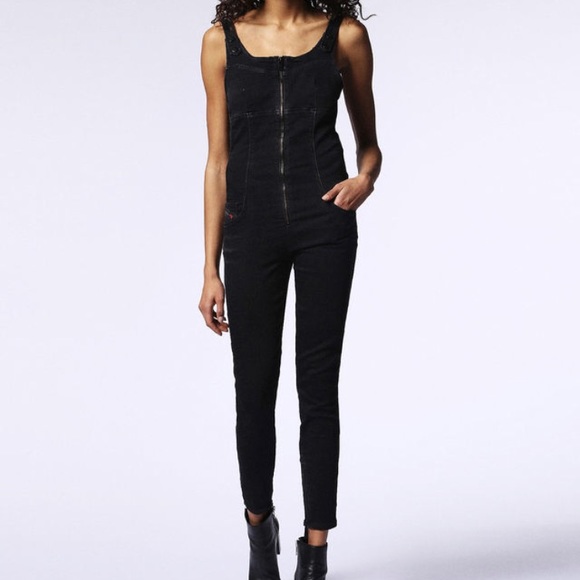 diesel denim jumpsuit